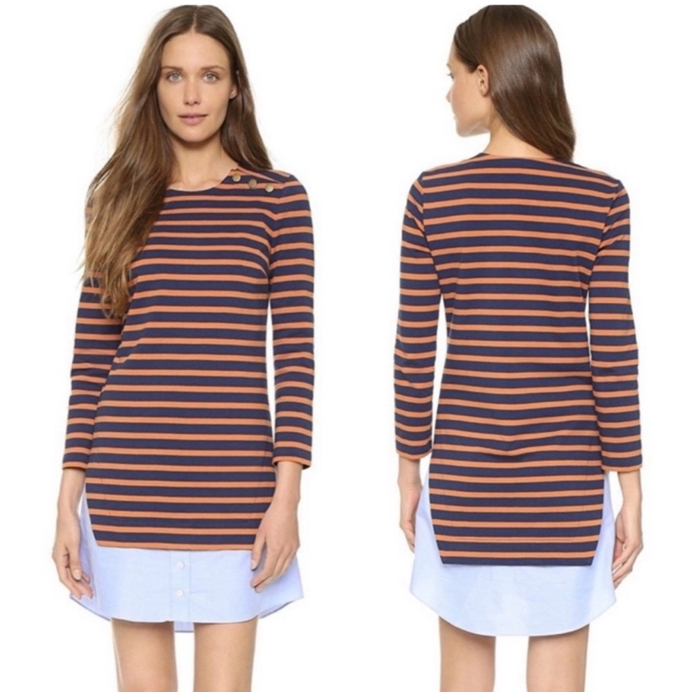 NWT Veronica Beard Charter Combo Dress Size Small